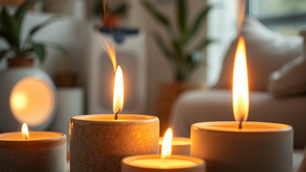 candle soot and pollutants