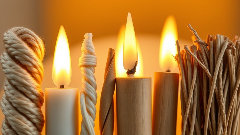 candle wick types explained