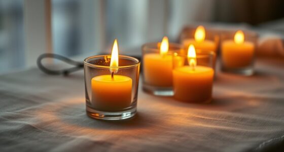 candlelight calms anxiety