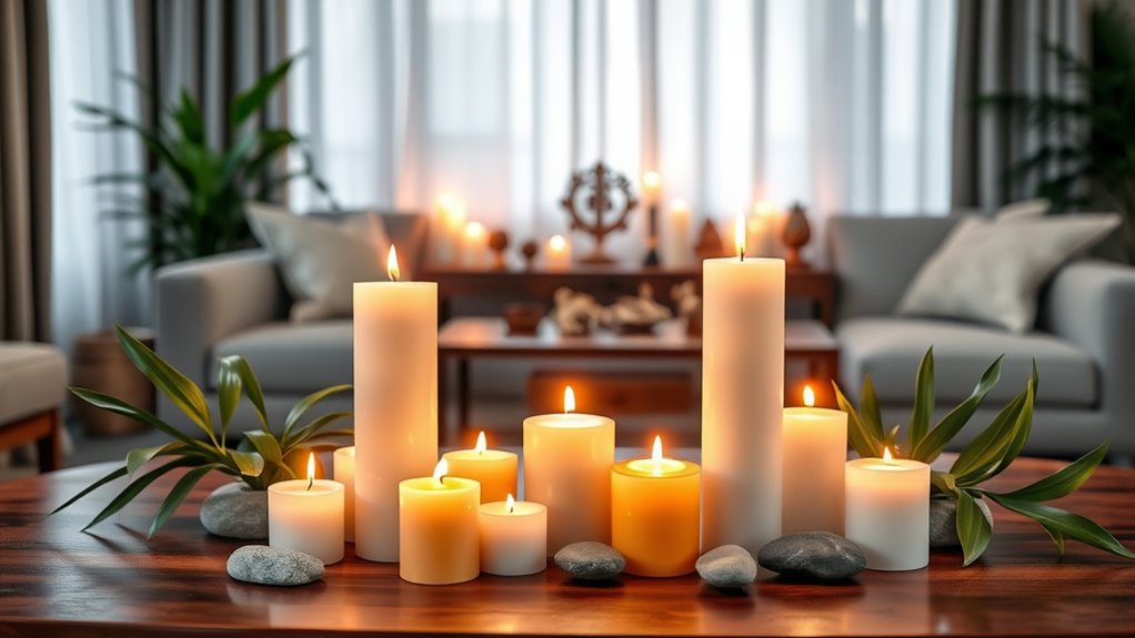 candles enhance energy balance