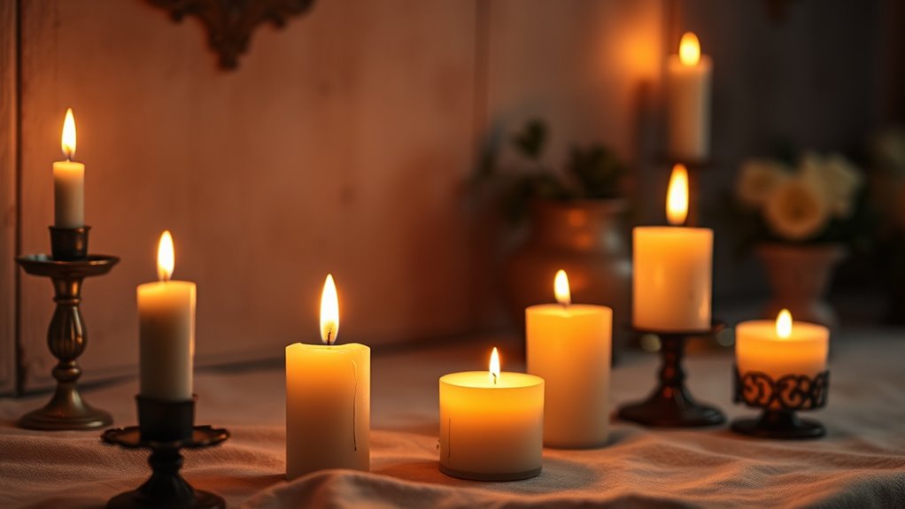 candles foster spiritual calm