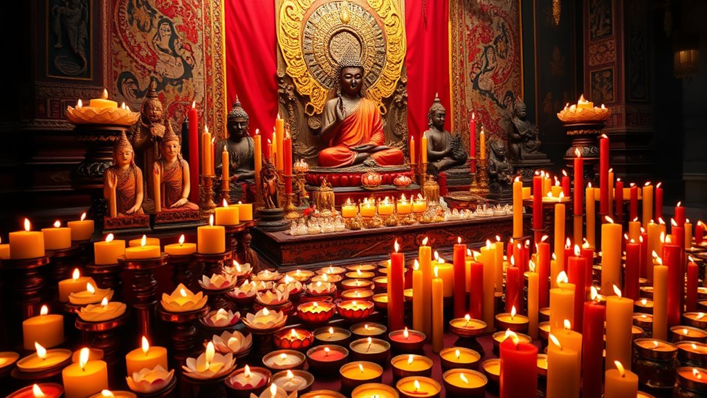 candles symbolize spiritual enlightenment