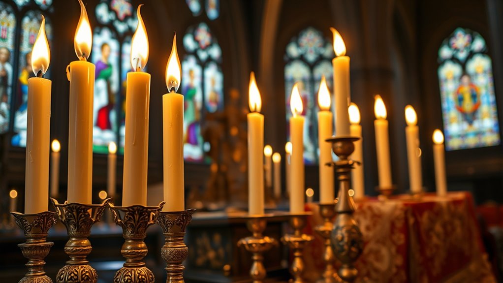 candles symbolize spiritual traditions