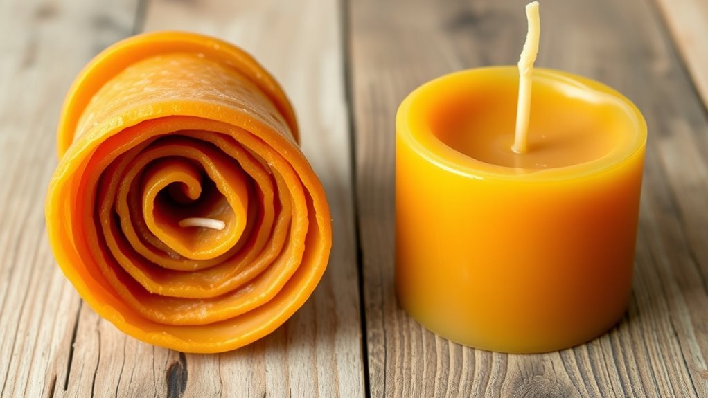 candles wick scent pouring