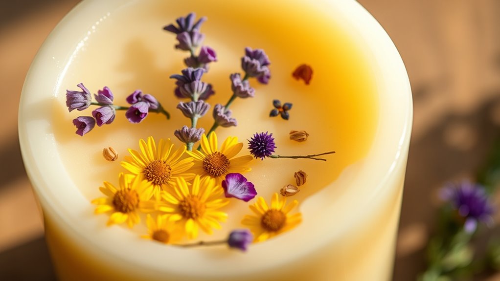 careful flower embedding technique