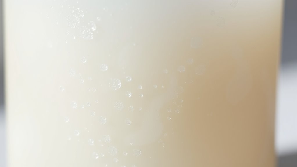 causes of candle frosting