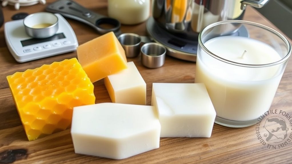 choose wax based on melting point