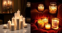 choosing candles for ambiance