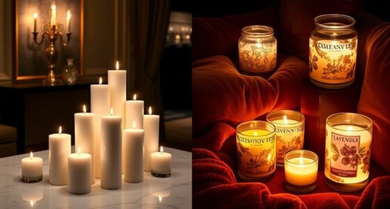 choosing candles for ambiance