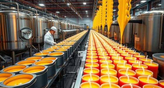 commercial candle manufacturing process
