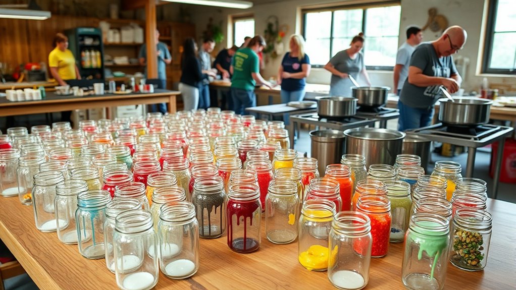 community candle recycling success