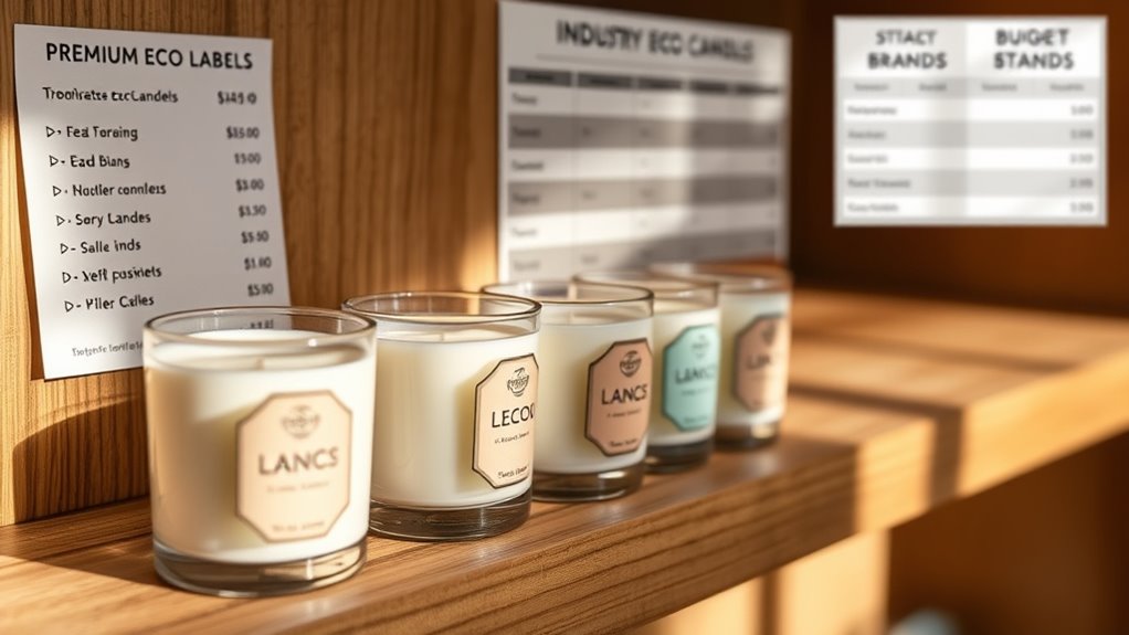 compare candle prices fairly