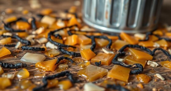 composting wax and wicks