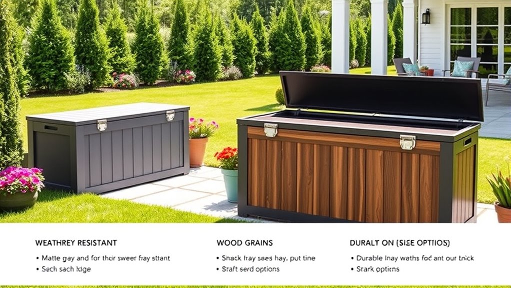 consider size durability security