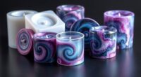 cosmic galaxy candle molds