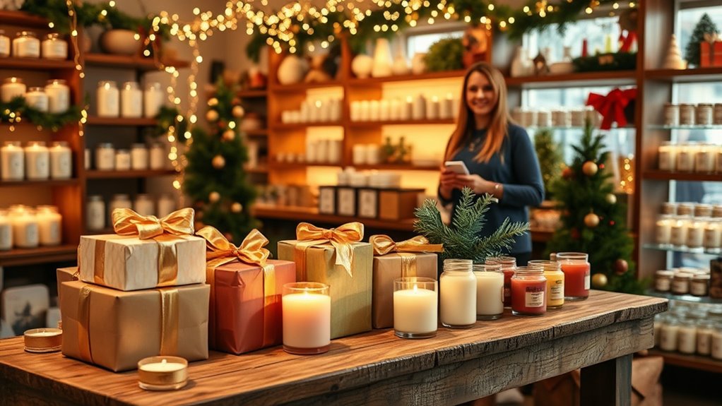 create festive in store experiences