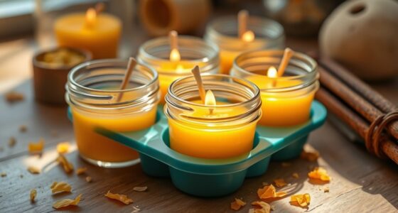 create homemade tea light candles