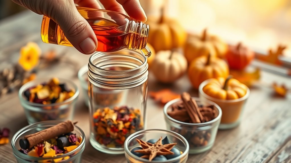 create seasonal scent layers