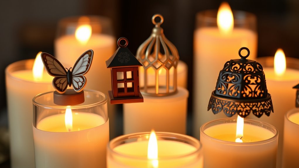 custom candle toppers ideas