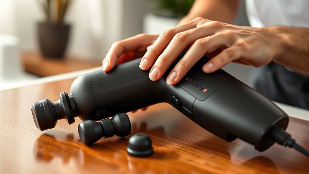 customizable quiet portable massage