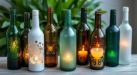 eco friendly wine bottle candle kits