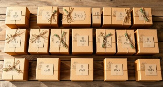 elegant kraft candle packaging