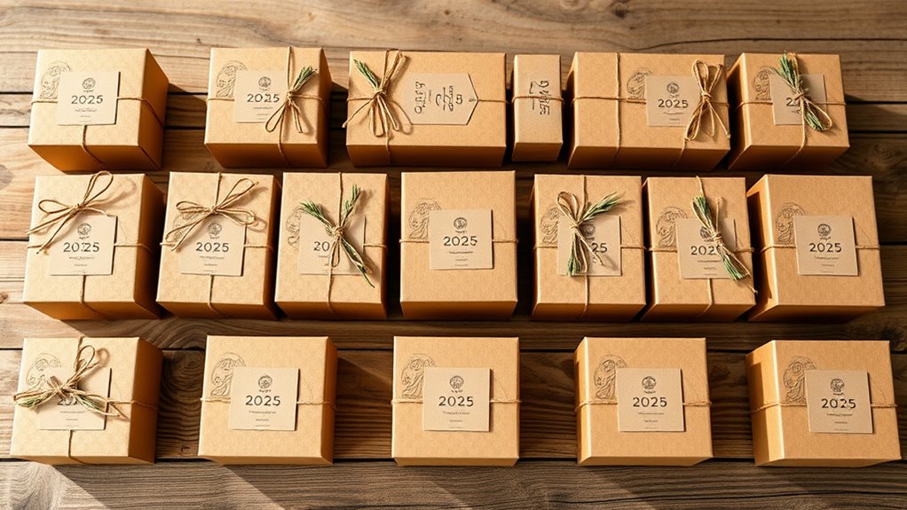 elegant kraft candle packaging