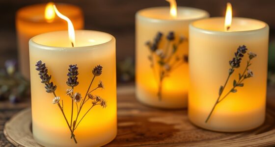 embedding dried flowers safely