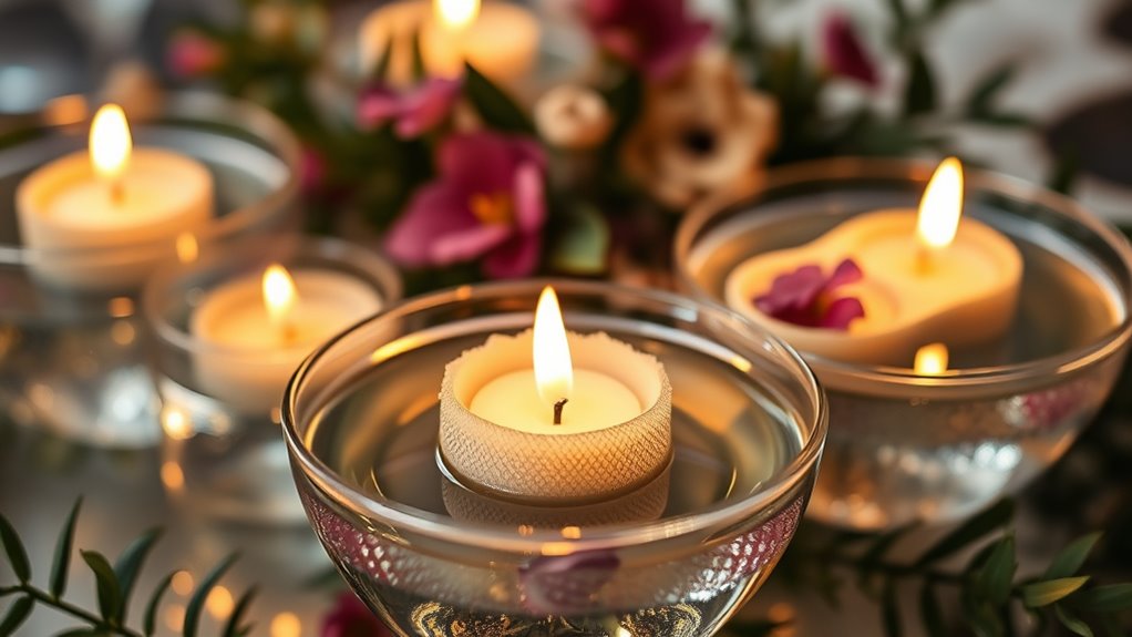 enhance candles with decorations