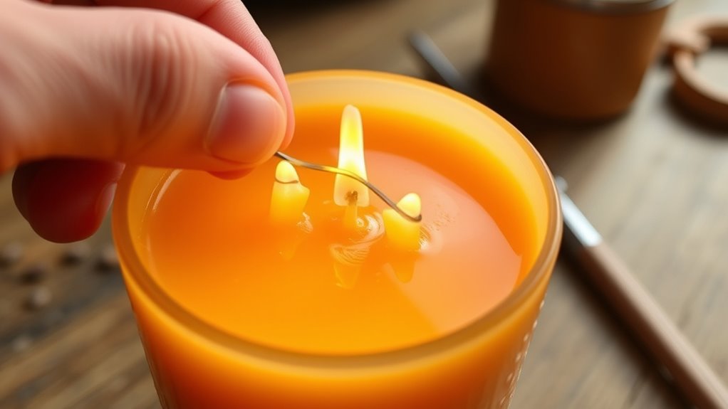 ensure even wick burning