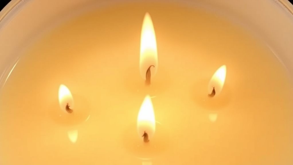 evenly spaced wick placement