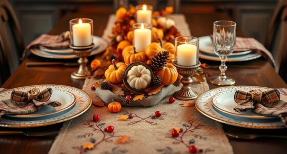 festive thanksgiving table runners