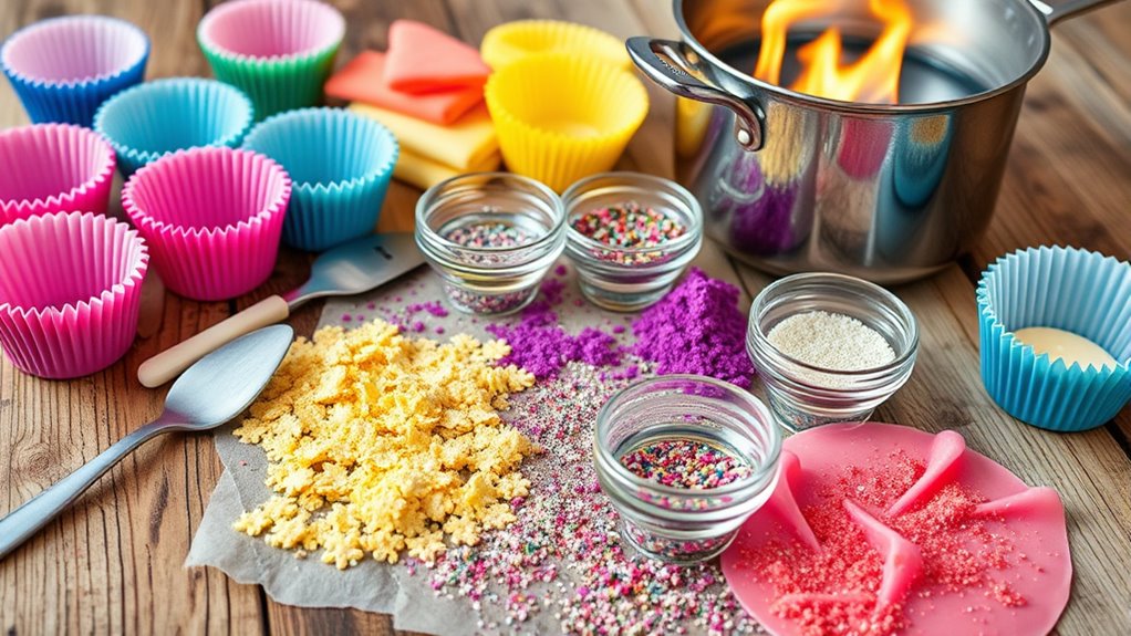 gather supplies ingredients prepare