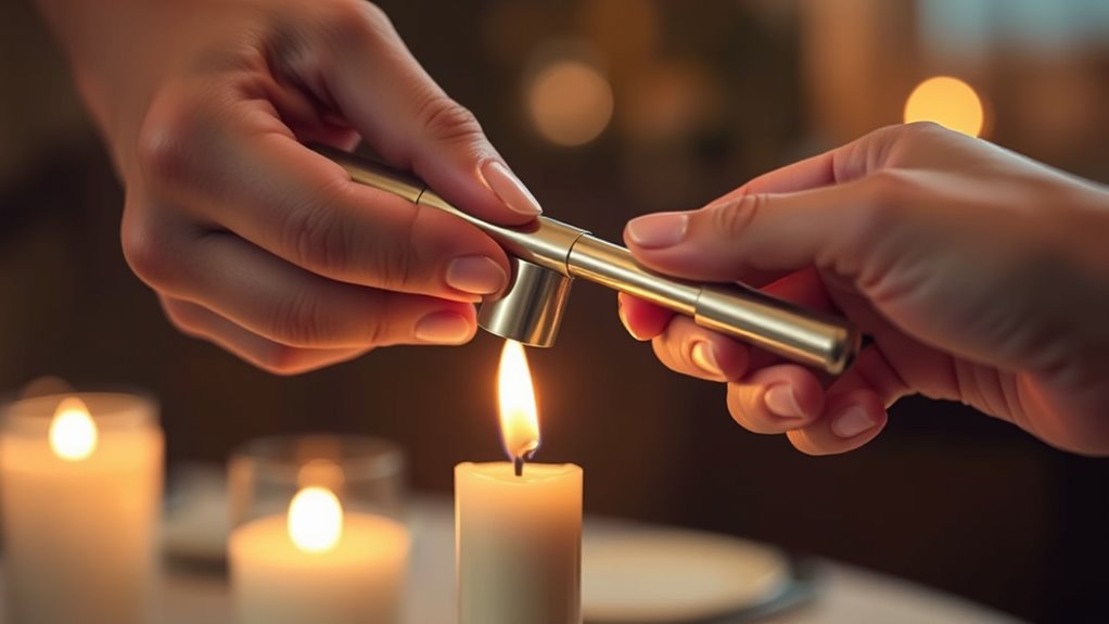 gentle blow prevents soot