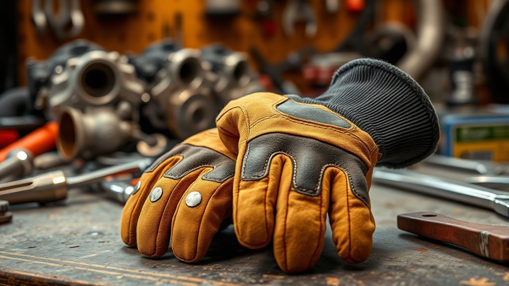 glove selection for mechanics