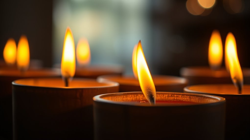 handmade crackling candle ambiance