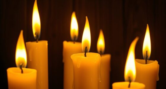 history of candle brightness