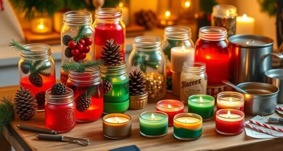 holiday candle making ideas