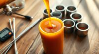 homemade candle pouring tips