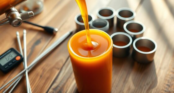 homemade candle pouring tips