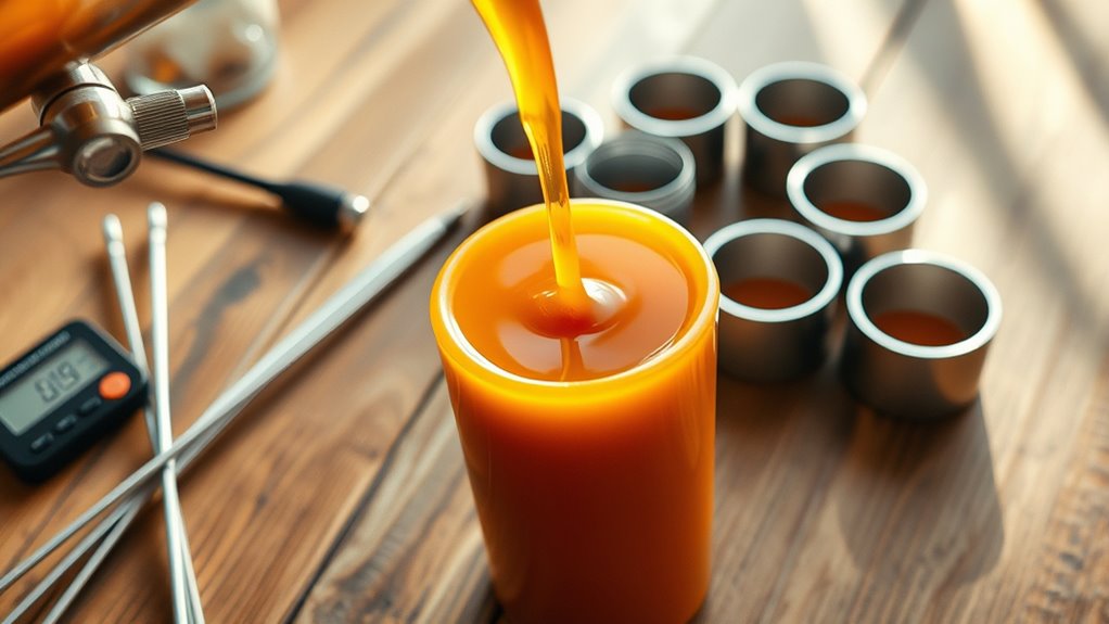 homemade candle pouring tips