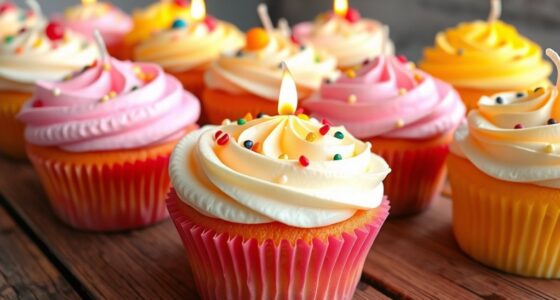 homemade dessert candle crafts