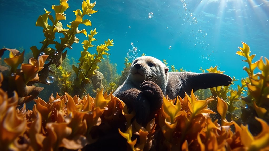human threats hinder kelp recovery