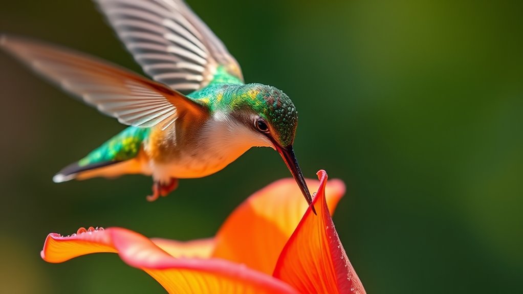 hummingbird s rapid pollination flight