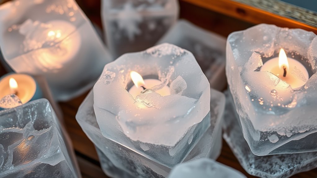 ice candles with led lighting