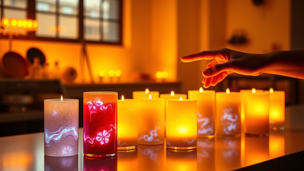interactive smart candle features