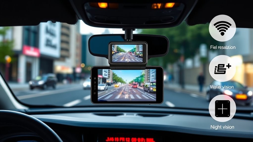 key features for dash cameras