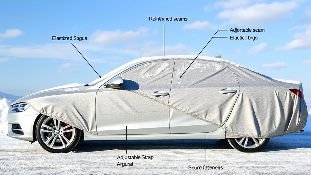 key snow cover features