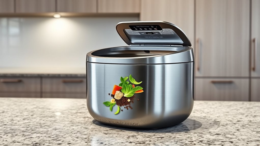 kitchen compost bin features