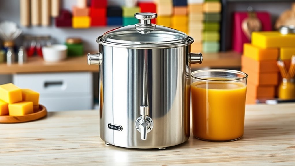 large capacity wax melters